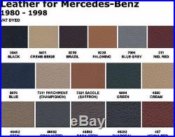 Mercedes Benz Seat Covers W140 S320, S420, S500,300se, S600 Leather All Oem Colors