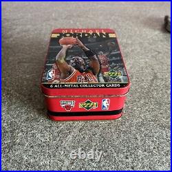Michael Jordan 6 All Metal Collector Cards Chicago Bulls 90's Basketball