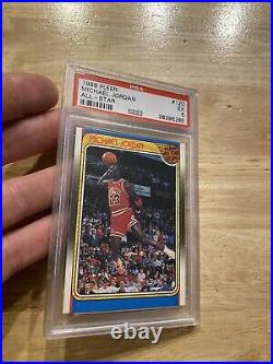 Michael Jordan PSA 5 EX 1988 Fleer All Star ICONIC DUNK INVEST Against INFLATION