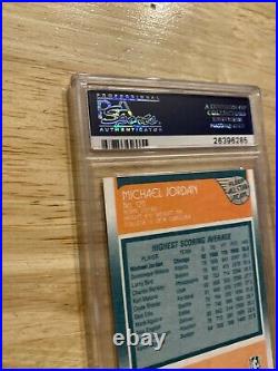 Michael Jordan PSA 5 EX 1988 Fleer All Star ICONIC DUNK INVEST Against INFLATION