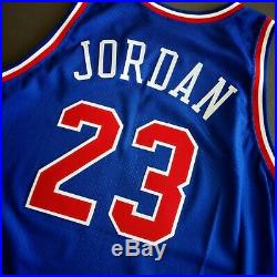 Michael Jordan Vintage Champion 1993 NBA All Star Game Pro Cut Jersey Size 48