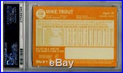 Mike Trout 2013 TOPPS HERITAGE #430A ALL STAR ROOKIE PSA 10 PERFECT RC