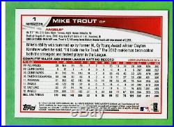 Mike Trout 2013 Topps CHROME ALL STAR ROOKIE CUP REFRACTOR #1 BEAUTY
