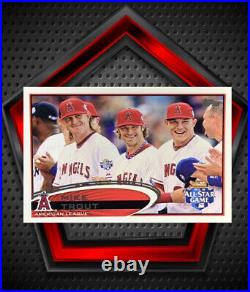 Mike Trout SP 2012 Topps Update Series All Star Game US144 Short Print LA Angels