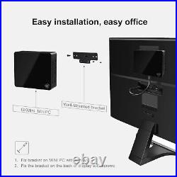 Mini Windows 10 PC Intel J4125 CPU 8GB DDR4 RAM 128GB SSD SATA 4K Dual-HDMI UK