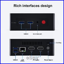 Mini Windows 10 PC Intel J4125 CPU 8GB DDR4 RAM 128GB SSD SATA 4K Dual-HDMI UK