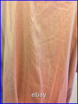 Mizono Silk Maxi Dress Dolman Sleeve Pink XL Lagenlook