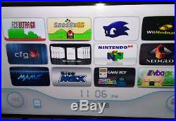 Modded Nintendo Wii 10,000+Games One-For-All Console Japnese Games Inculded