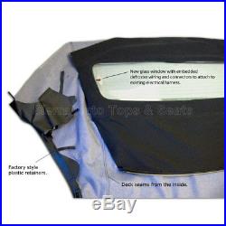 Mustang Convertible Top (05-14 All Models) Camel Sailcloth with Glass Window