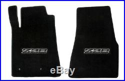 NEW! 1982-1992 Camaro Floor Mats Black Set of 4 Carpet Embroidered Z28 on ALL 4