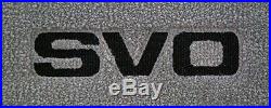 NEW! 1984-1986 Ford Mustang SVO Smoke Grey Floor Mats With Embroidered Logo All