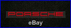 NEW! 1986-1991 Black Floor Mats Porsche 944 with Red Embroidered Logo ALL 5 Mats