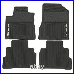 NEW 19-21 Nissan Murano All Weather Black Rubber Front Rear Floor Mats Set OEM