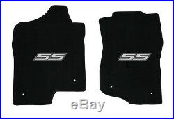 NEW 2002-2006 Trailblazer Floor Mats Black Carpet Embroidered SS Logo Silver all