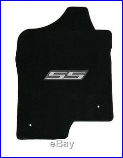 NEW 2002-2006 Trailblazer Floor Mats Black Carpet Embroidered SS Logo Silver all