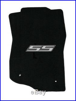 NEW 2002-2006 Trailblazer Floor Mats Black Carpet Embroidered SS Logo Silver all