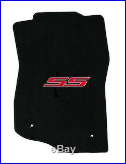 NEW! 2007-2009 Trailblazer Floor Mats Black Carpet Embroidered SS Logo Red all 3