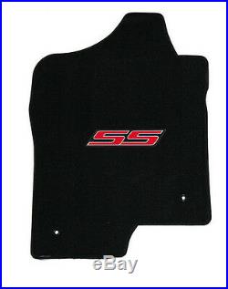 NEW! 2007-2009 Trailblazer Floor Mats Black Carpet Embroidered SS Logo Red all 3