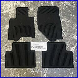 NEW 2014-2017 Infiniti QX70 OEM Black All Season Rubber Floor Mats 999E1-E2000