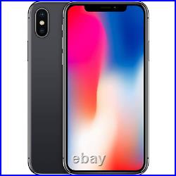 NEW Apple iPhone X 64GB/256GB All Colours Unlocked re-Sealed BOX A+