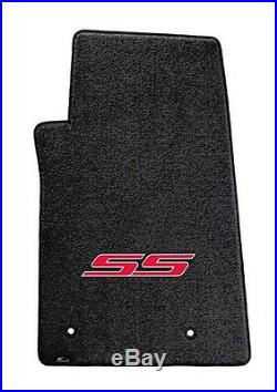 NEW! BLACK FLOOR MATS 2014-2017 SS Sedan Embroidered SS Logo in Red on all 4