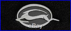 NEW! BLACK Floor Mats 2006-2014 Chevy Impala Embroidered Logo in Silver on all 4