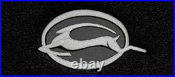 NEW! BLACK Floor Mats 2014-2020 Chevy Impala Embroidered Logo in Silver on All 4