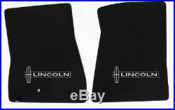 NEW! Black Floor Mats 1998-2010 Lincoln Town Car Embroidered star Logo on all 4