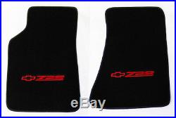 NEW! Carpet Floor Mats 1982-2002 Camaro Z28 Embroidered Logo in Red on All 4 Mat