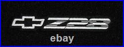 NEW! Carpet Floor Mats 1982 2002 Camaro Z28 Embroidered Logo in Silver All 4