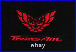 NEW! Carpet Floor Mats 1982-2002 PONTIAC FIREBIRD Trans Am Embroidered Logo All