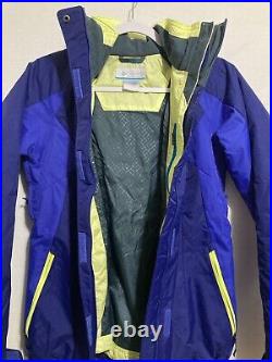 NEW Columbia 3 In 1 Womens Small Interchange Ski Jacket Waterproof Raincoat Tech