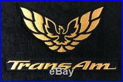 NEW! FLOOR MATS 1970-1981 PONTIAC FIREBIRD Embroidered Double Logo Gold All 4