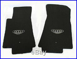 NEW! FLOOR MATS 2004 PONTIAC GTO CREST Embroidered Logo on all 4 mats set of 4