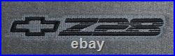 NEW! Gray Carpet Floor Mats 1982-2002 Camaro Z28 Embroidered Logo on All 4