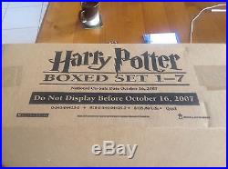 NEW Harry Potter Set in a Hogwarts Trunk, with all 7 Hardcover Books USA EDITI