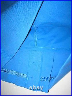 NWT $348 Worth New York 4 Womens Skirt Cornflower Blue Bright Textured USA Work