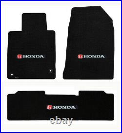 New! 2006 2020 Honda Civic Custom Carpet Floor Mats Set Embroidered Logo All