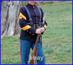 New Blue United States Marine Corps Historical Wool Jacket Expedited Ship