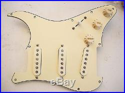 New Fender Loaded Strat Pickguard Custom Shop Abby 69 All Aged Cream Made in USA