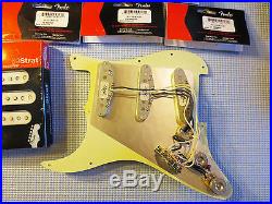 New Fender Loaded Strat Pickguard Custom Shop Abby 69 All Aged Cream Made in USA