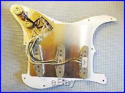 New Fender Loaded Strat Pickguard Custom Shop Abby 69 All Aged Cream Made in USA