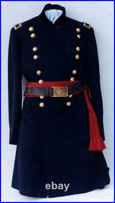 New United States Senator Civil War General Coat, Navy Blue Wool Men Coat