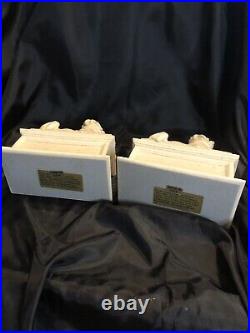 New York Public Library Lions Heavy Bookend Replicas Vtg. Beautiful Set MSRP $175