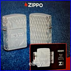 New ZIPPO Lighter BIG FLAME Exquisite All Round MULTICUT ARMOR High Polished