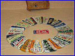 New-old Stock & Never Used 1978 Post Cereal All 50 Miniature License Plates