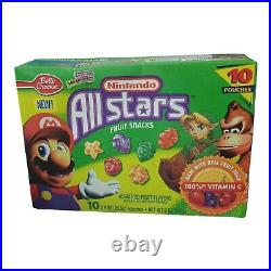 Nintendo All Stars Fruit Snacks Box Unopened Vintage Rare