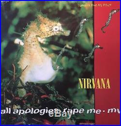 Nirvana All Apologies 12 Artwork Signed Annotated Poem Lyric by Kurt Cobain