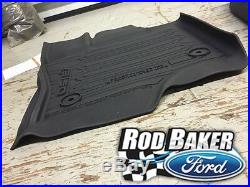 OEM NEW 15-18 Ford F-150 Crew Cab TRAY Floor Mat Kit BLACK Rubber All Weather