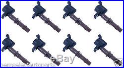 OEM NEW Genuine Ford Ignition Coil 4.6L, 5.4L 3V Brown Boot FULL SET ALL 8 EIGHT